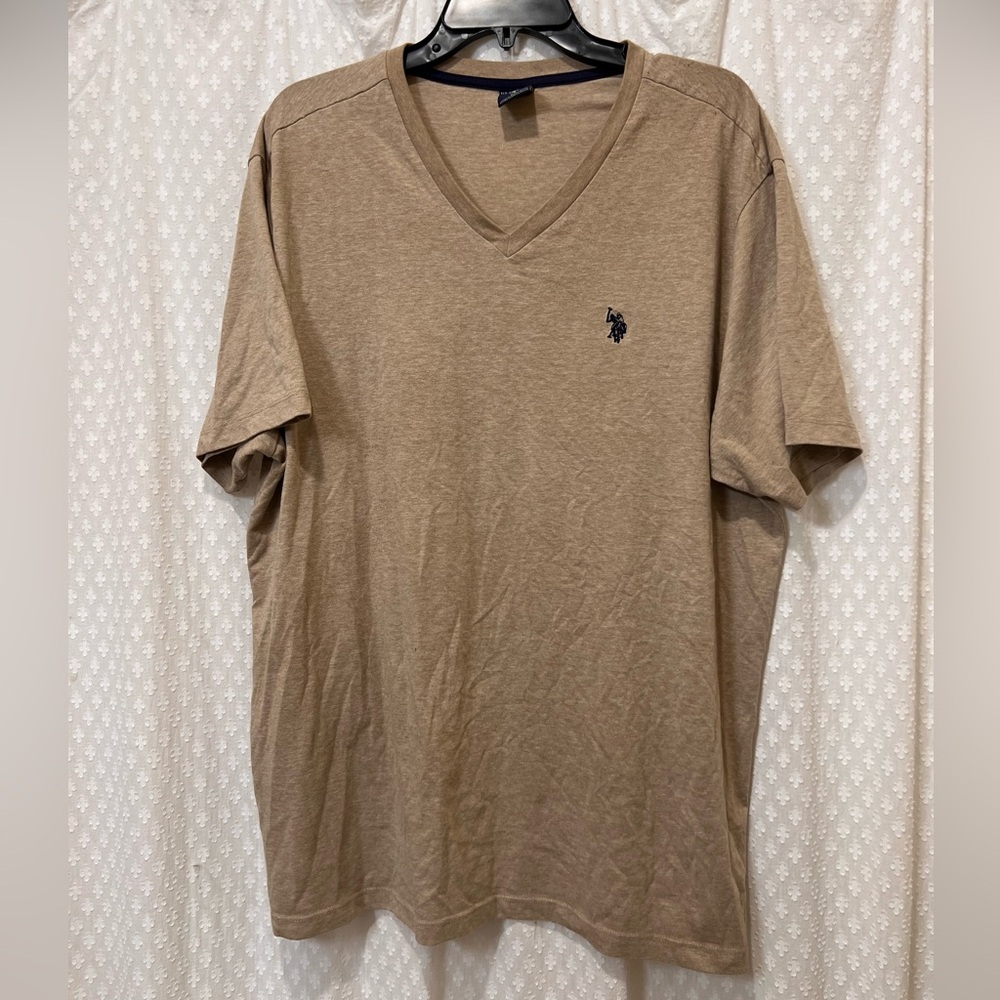 U.S. Polo Assin. Men's Short‎ Sleeve V Neck Tee XL
